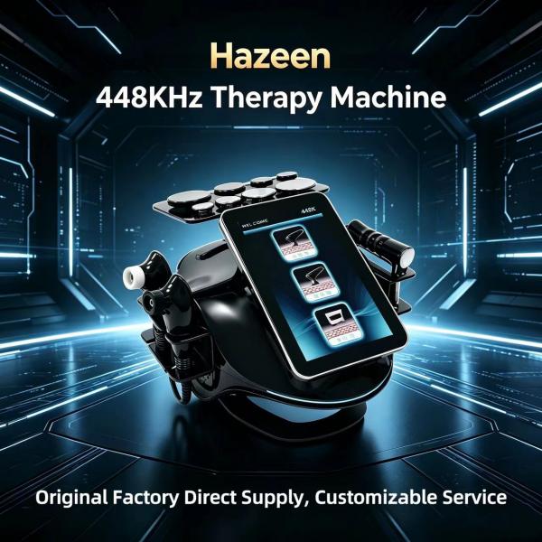 Hazeen 448kHz Tecar Therapy Machine | Monopolar RF CET & RET for Physi...